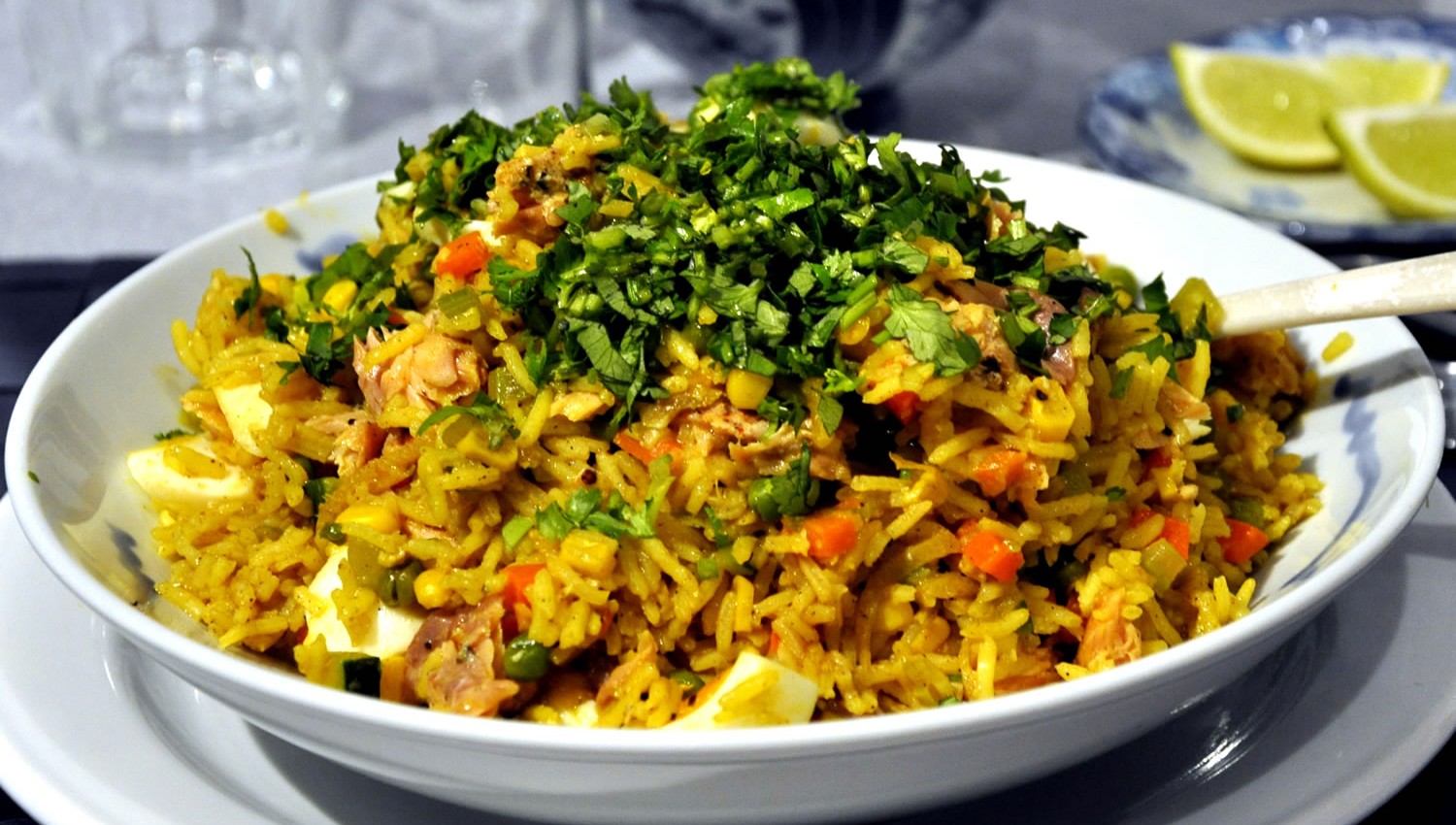 receta de arroz con lentejas mung
