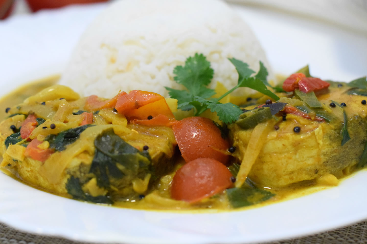 Receta de Merluza al curry