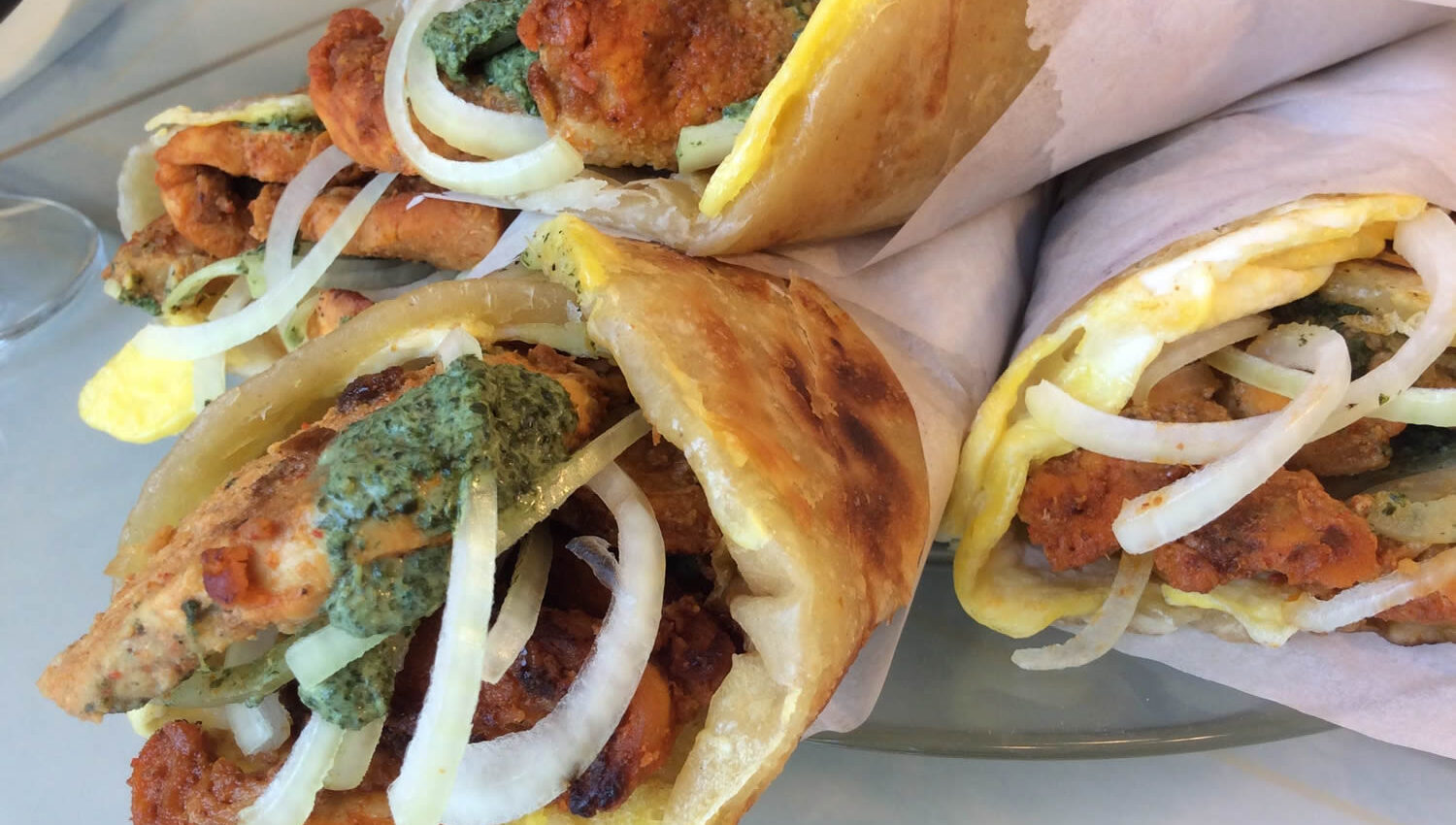 Kathi Rolls de Pollo