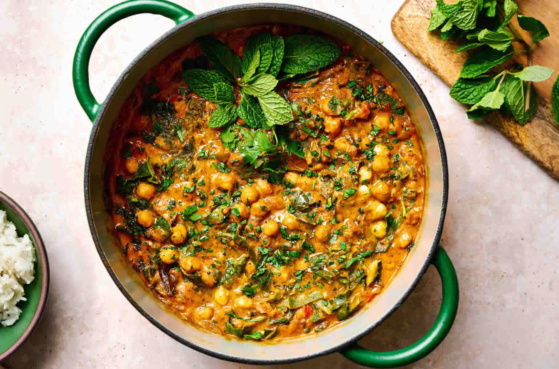 Curry de Garbanzos y Verduras