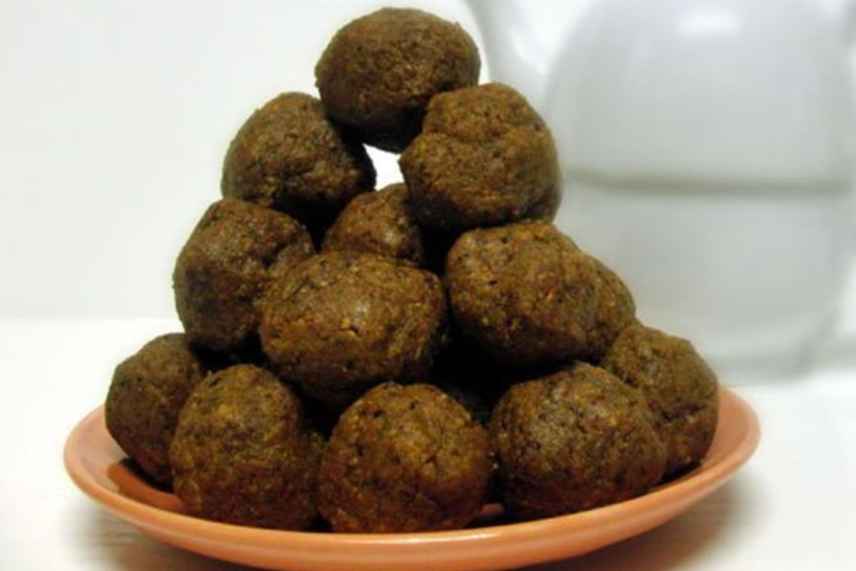 Laddu con miel