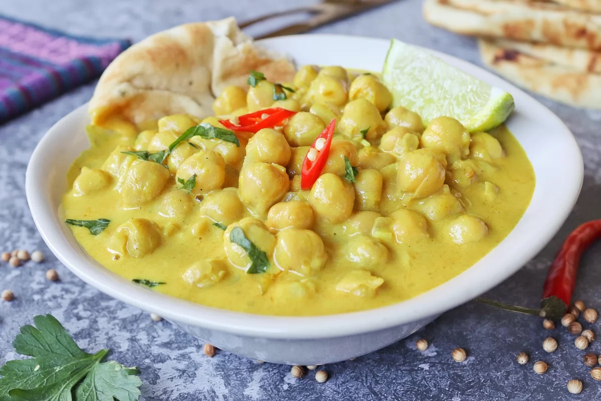 Curry de garbanzos