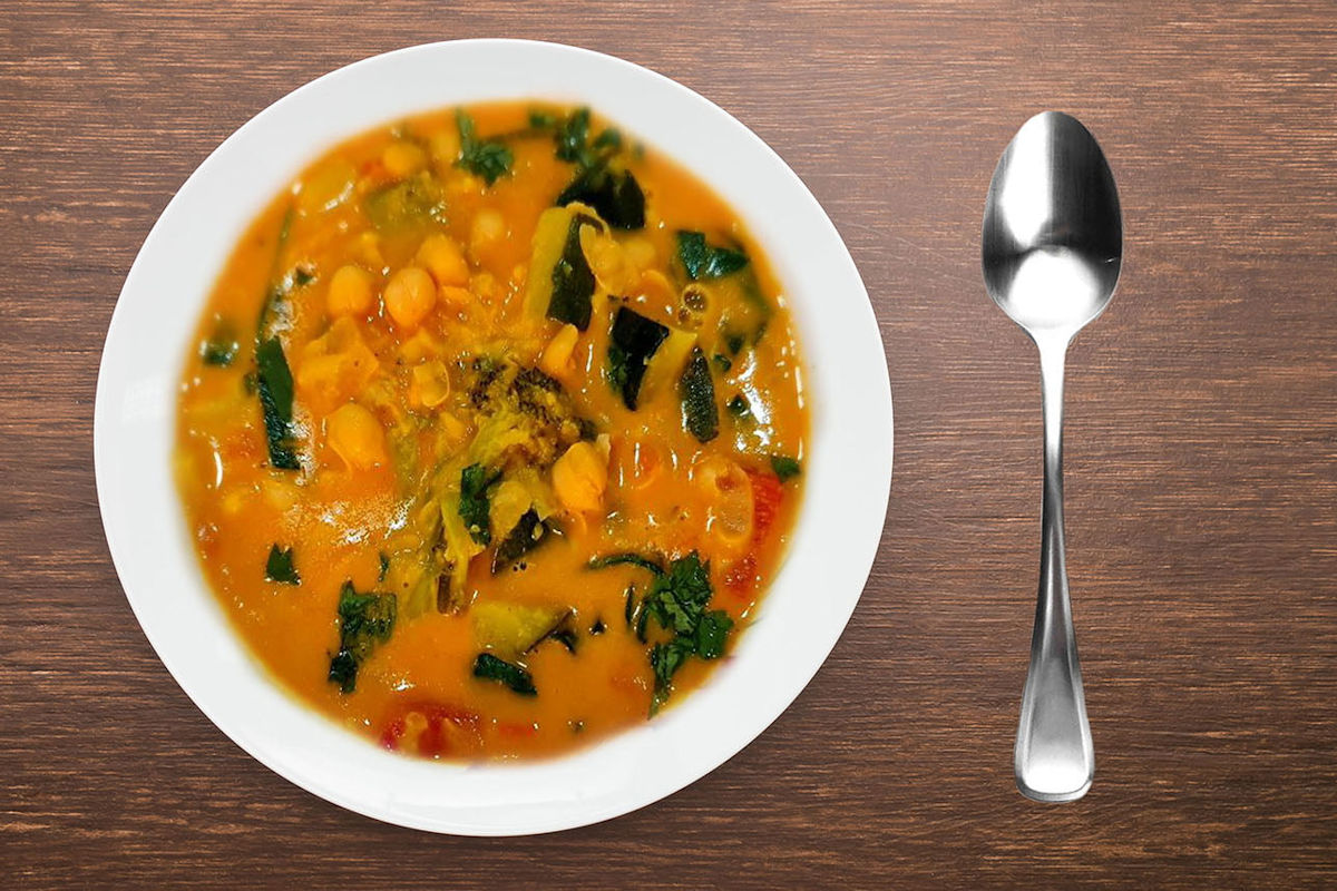 Receta de sabji o curry de verduras