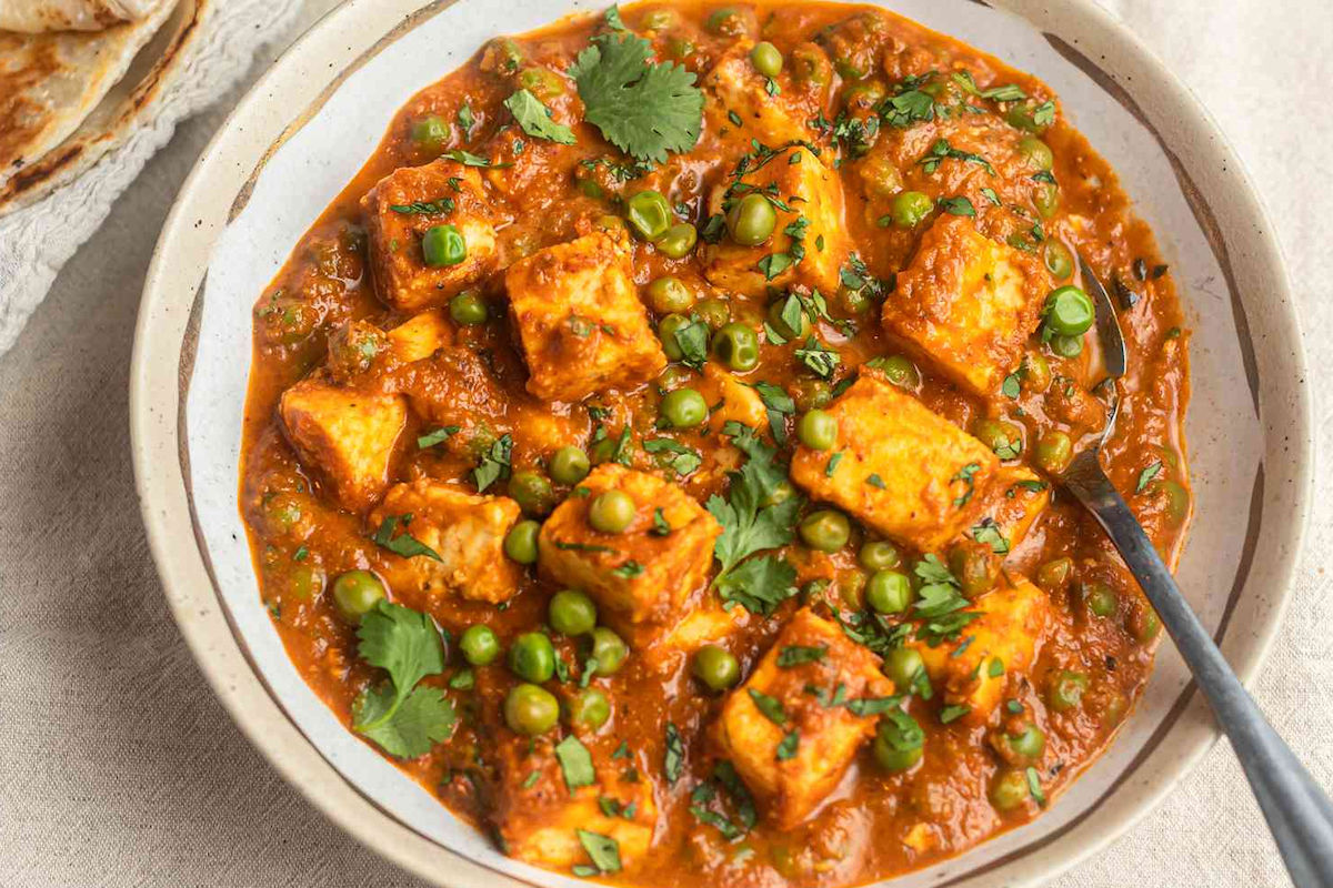 Matar paneer