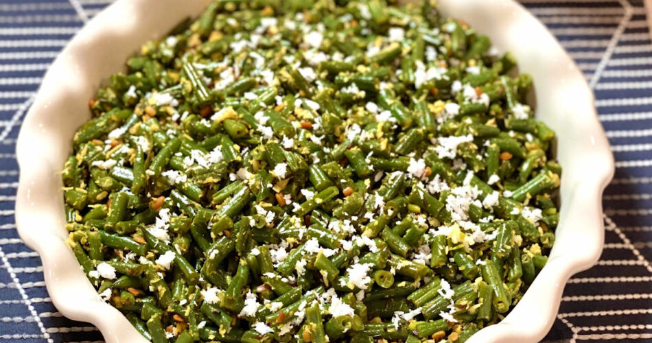 Poriyal de judías verdes