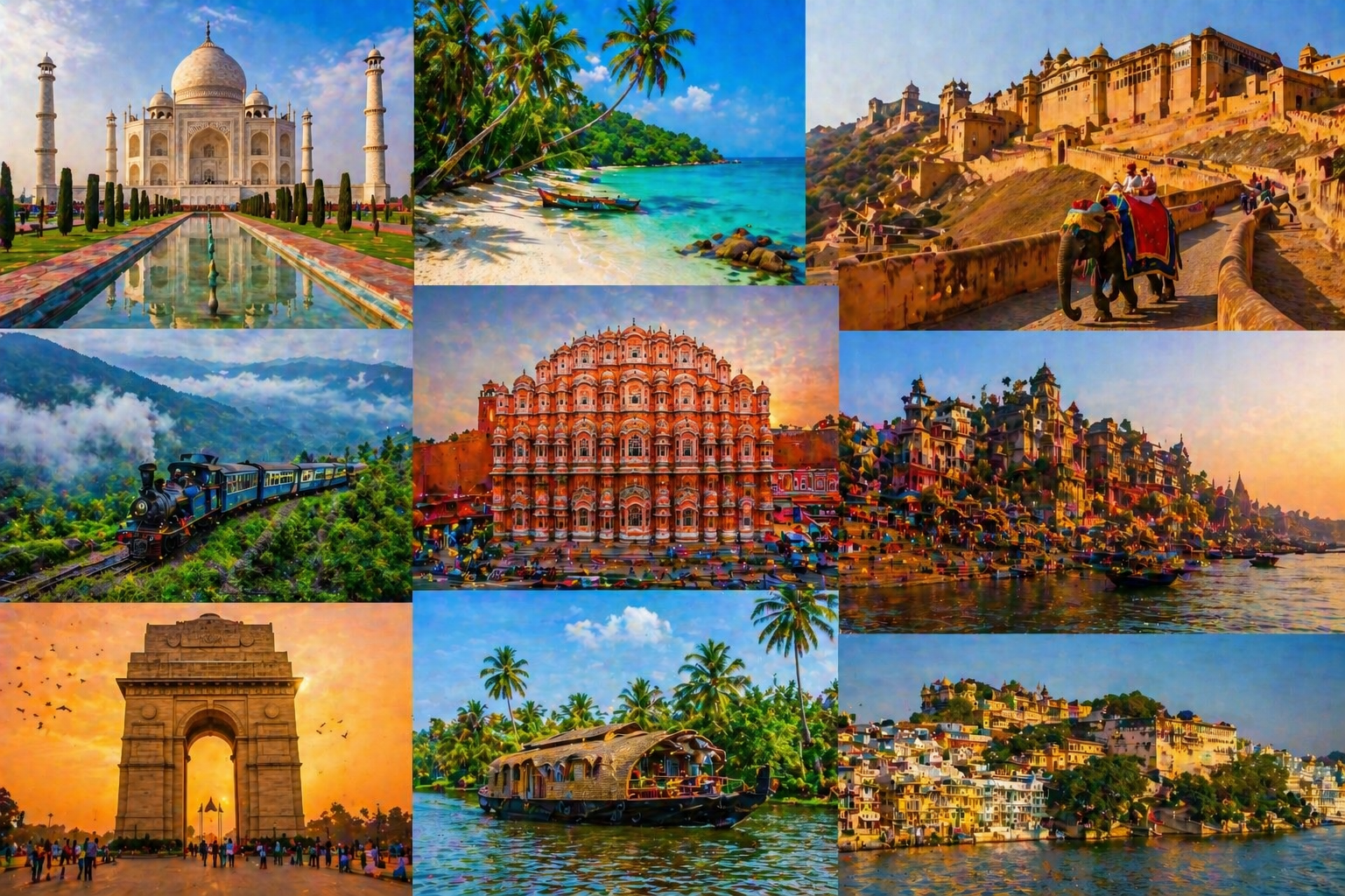 Los mejores lugares para visitar en la india