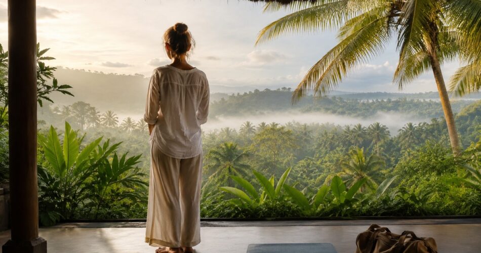 Viaje retiro yoga kerala desconexión profunda
